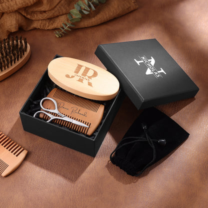 Personalised Beard Grooming Gift Set