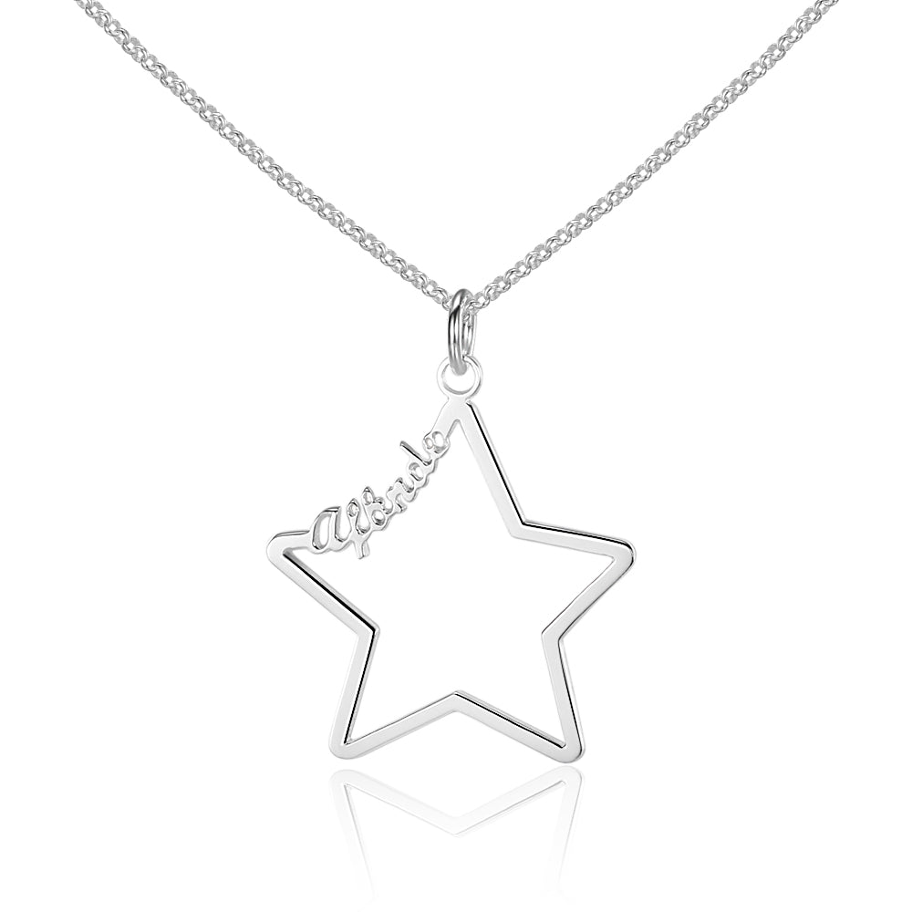 Star Personalised Name Necklace