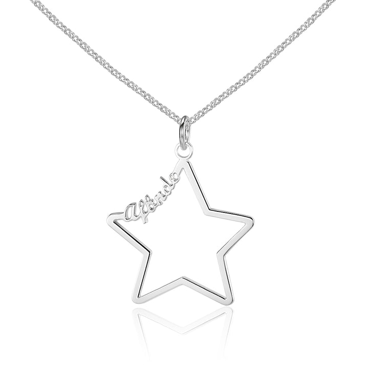 Star Personalised Name Necklace Custom Jewellery Australia star-personalised-name-necklace-custom-jewellery-australia