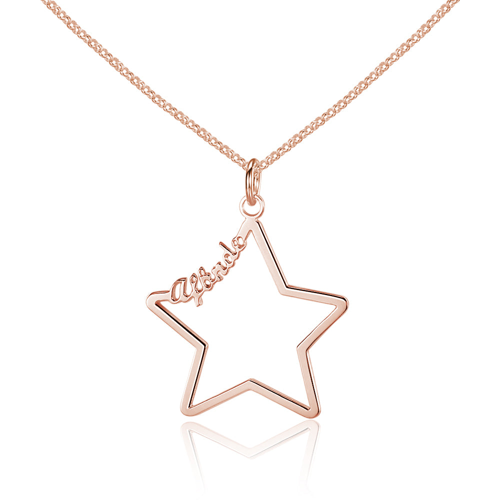 Star Personalised Name Necklace