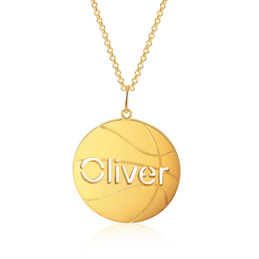 Personalised Basketball Name Necklace