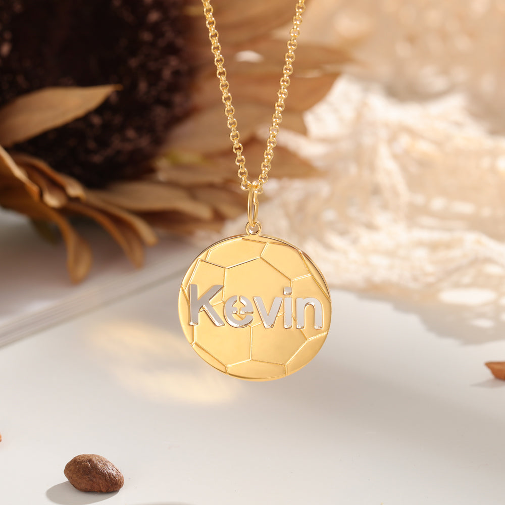 Personalised Soccer Name Necklace