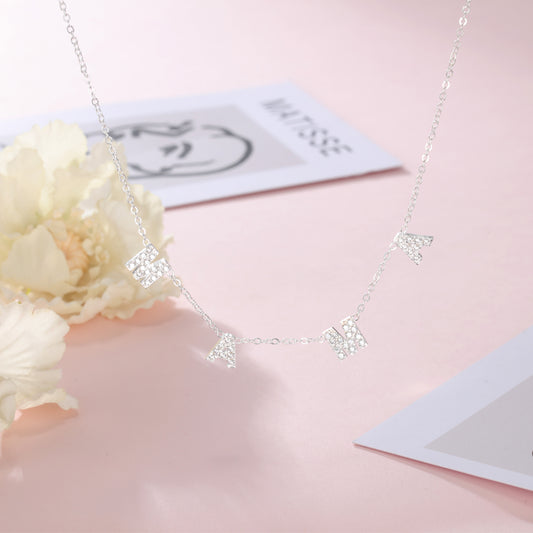 Personalised Swarovski Initials Necklace