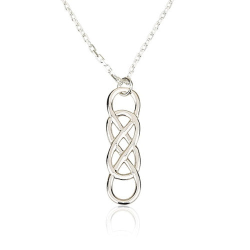 Vertical Double Infinity Necklace