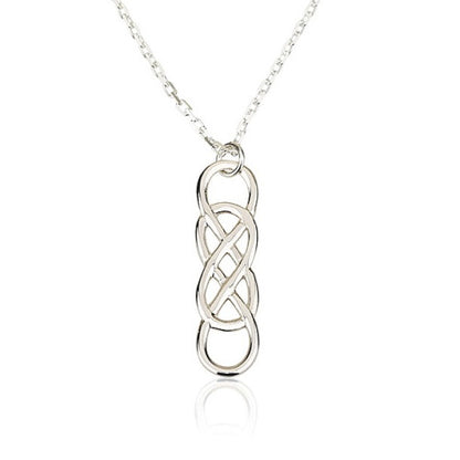 Vertical Double Infinity Necklace