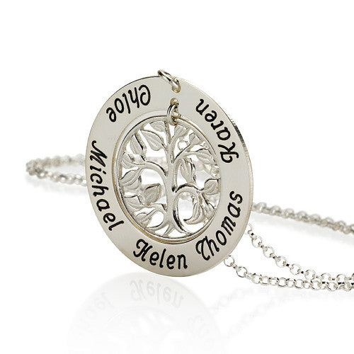 Family Tree Personalised Necklace