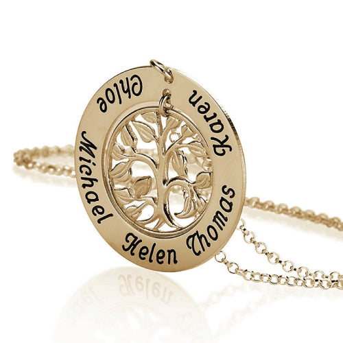 Family Tree Personalised Necklace