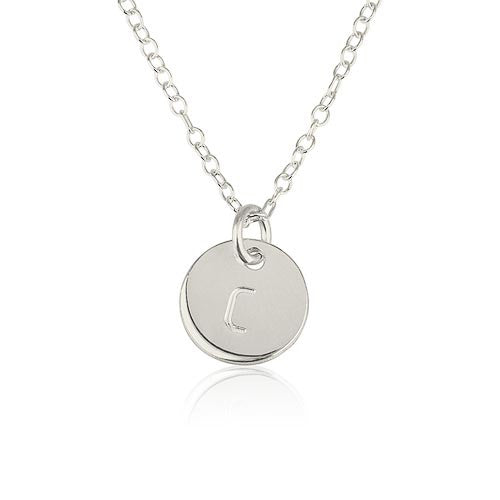 Initial Disc Personalised Necklace