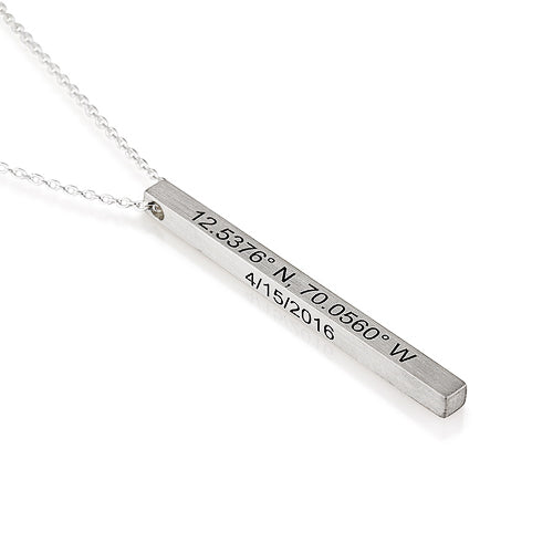 Silver bar hot sale necklace australia