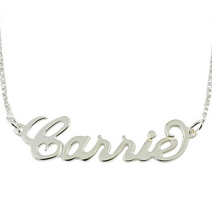 'Small' Carrie Style Personalised Name Necklace