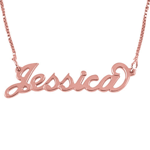 'Small' Carrie Style Personalised Name Necklace