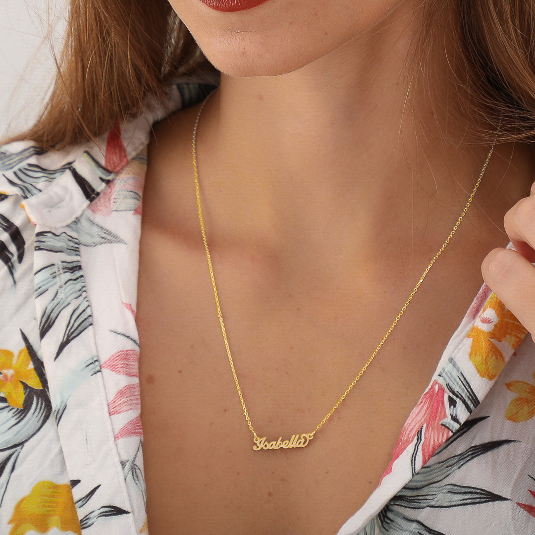 'MINI' Carrie Style Personalised Name Necklace