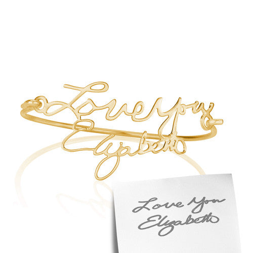 Personalised Signature/ Handwriting Bangle