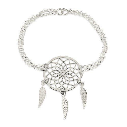 Dream Catcher Double Chain Bracelet