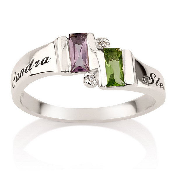 Personalised Birthstone Ring