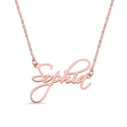 Personalised Calligraphy Name Necklace