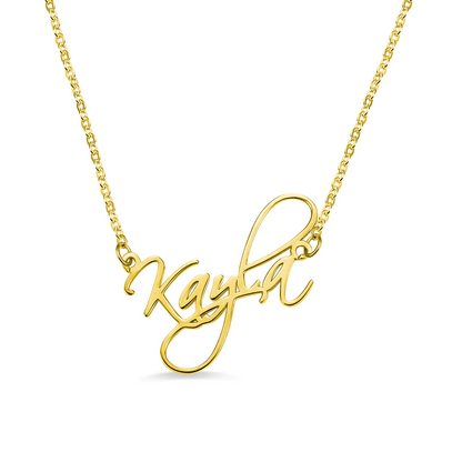 Personalised Calligraphy Name Necklace