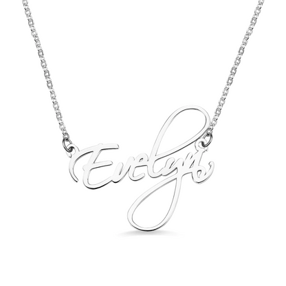 Personalised Calligraphy Name Necklace