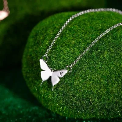 SKQIR Butterfly Letter Necklaces for Womens Girls,18K Gold India | Ubuy