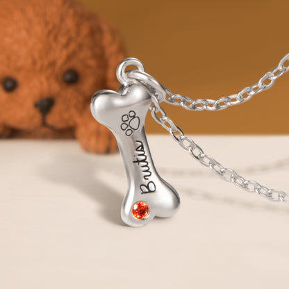 Personalised Dog Bones Necklace