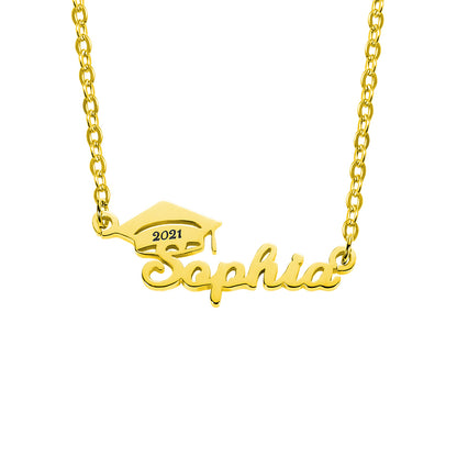 Graduation Personalised Name Necklace