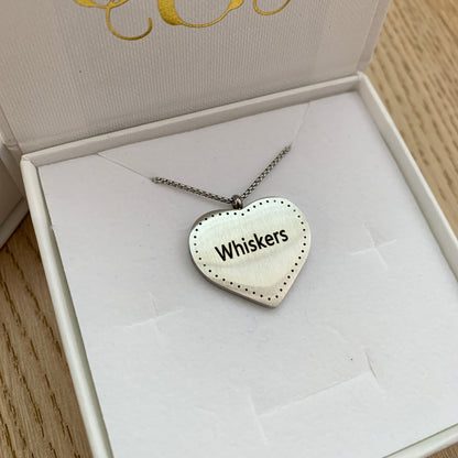 Stainless Steel Personalised Photo Heart Necklace